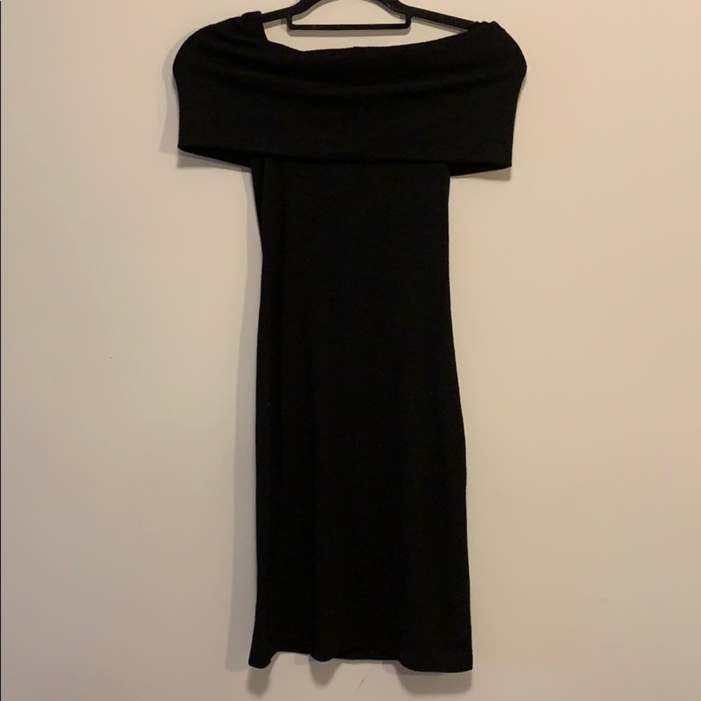 Wilfred free off the shoulder dress sz xs black - Picture 6 of 6